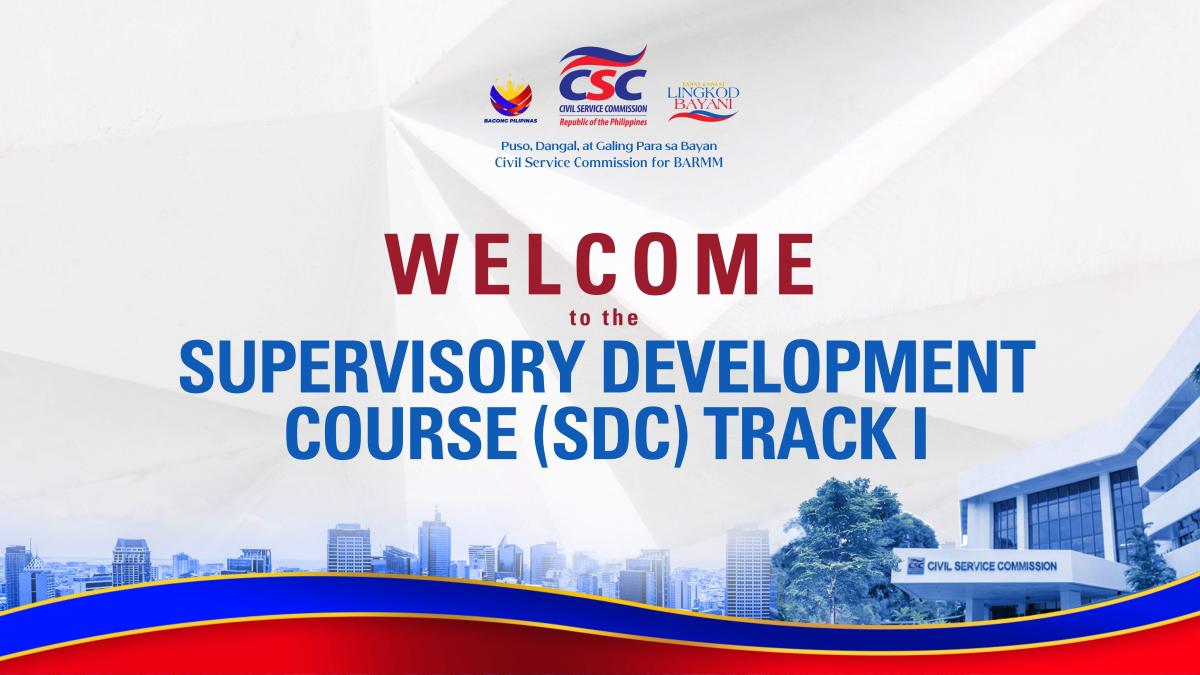 Supervisory Development Course - Track I "The New Supervisor: Making a Difference"